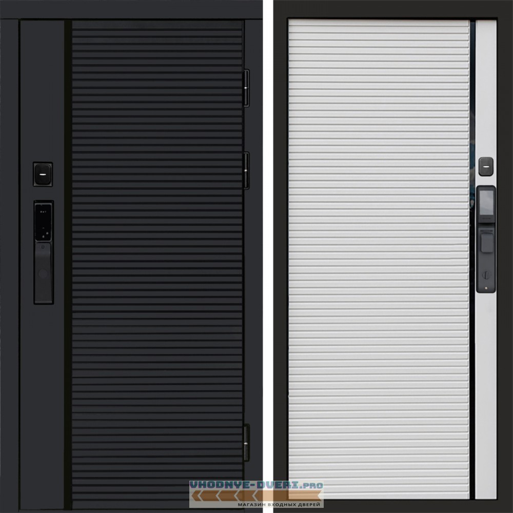 Входная дверь  Smart (Смарт) Black Line Porte white